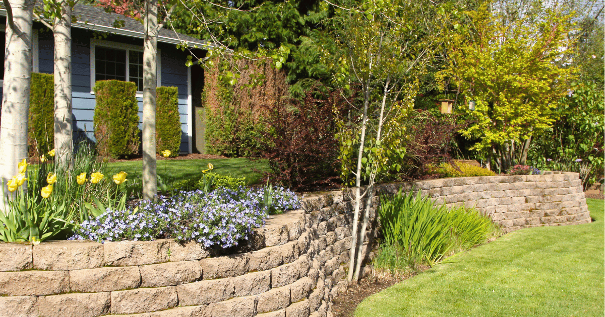 retaining wall tarniet