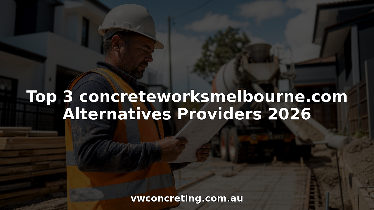 Construction manager reviewing concreting site plans outdoors