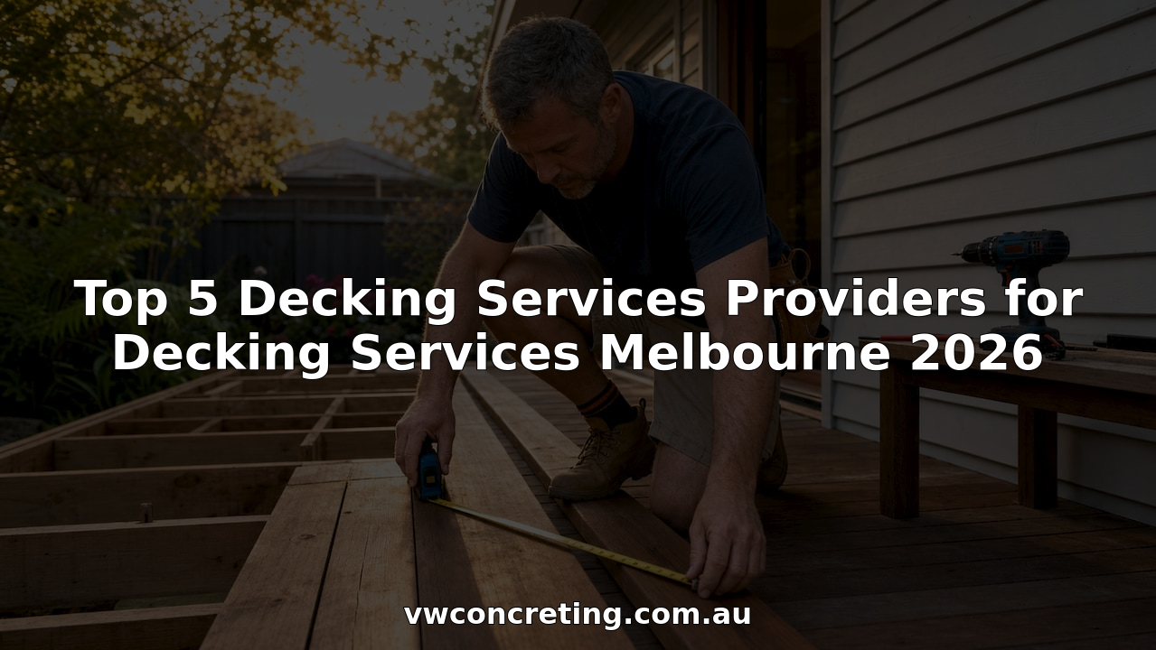 Contractor measuring timber deck during installation