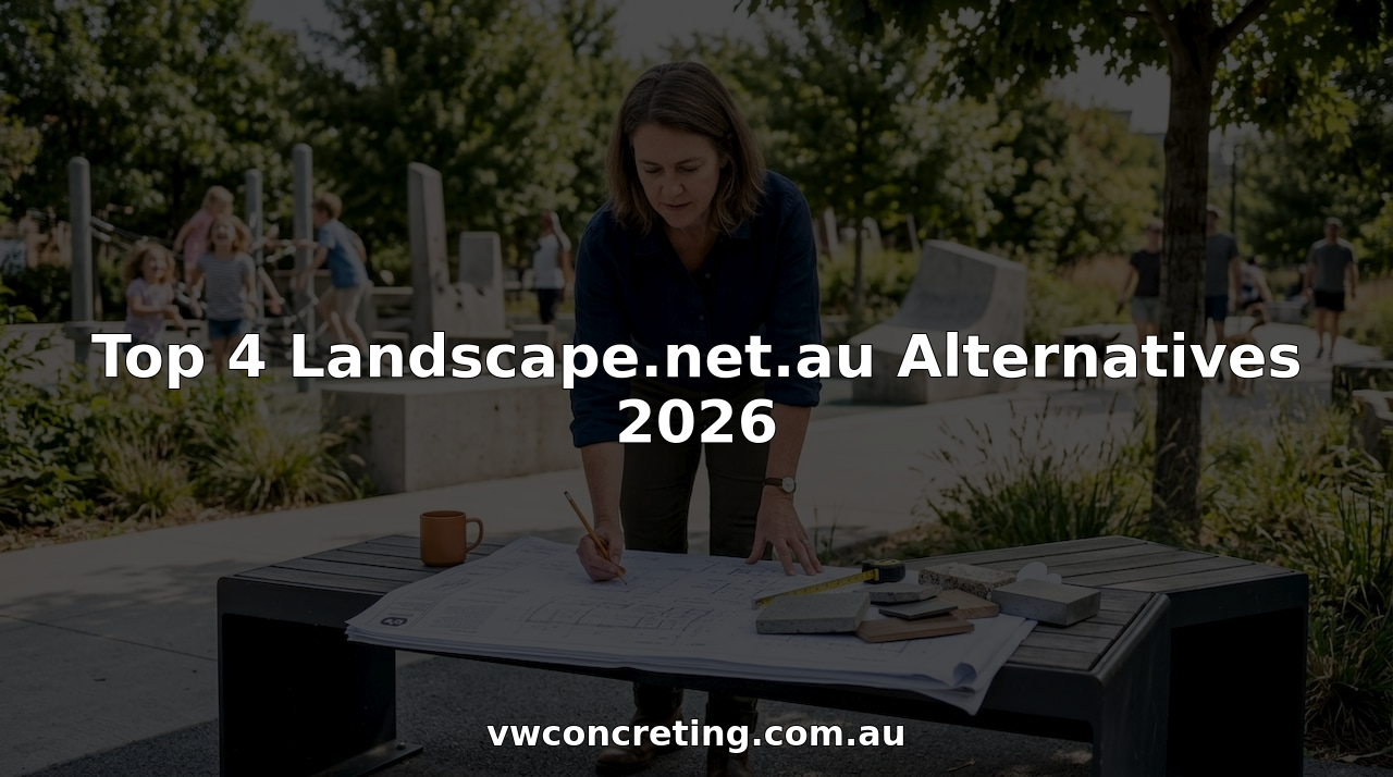 Landscape architect reviewing blueprints outdoors